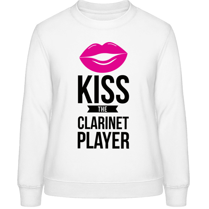 Kiss The Clarinet Player Sudadera de mujer contain pic