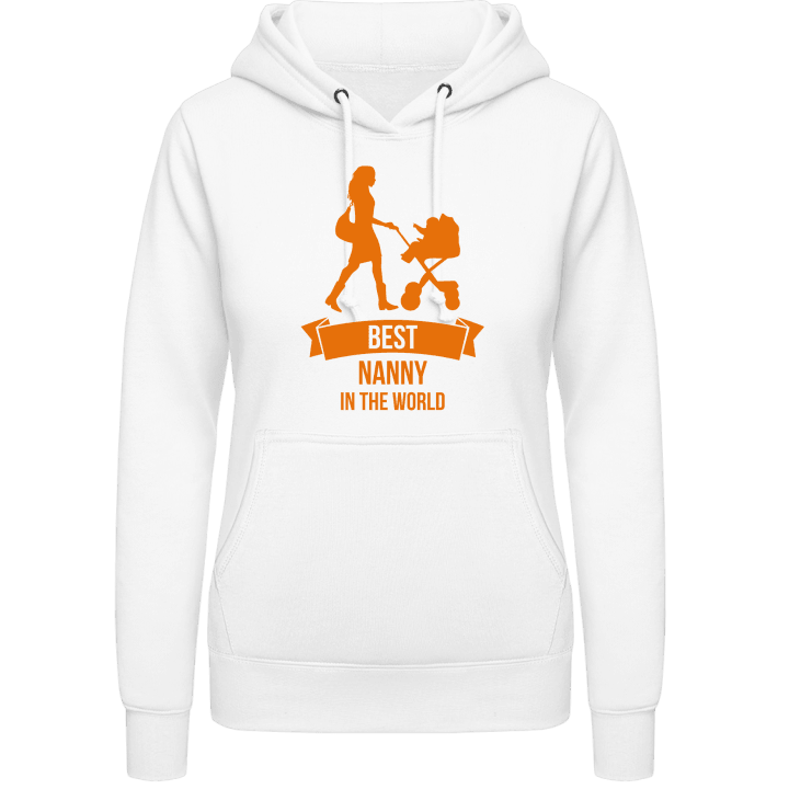 Best Nanny In The World Hoodie för kvinnor contain pic