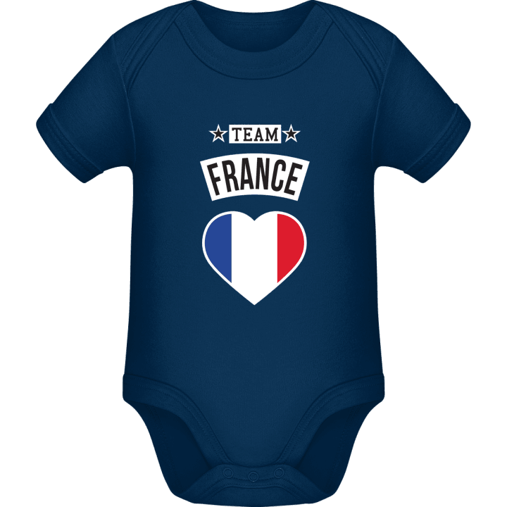 Team France Heart Baby romperdress contain pic