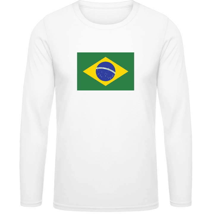 Brazil Flag Shirt met lange mouwen contain pic