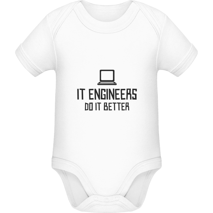 Computer Scientist Do It Better Baby Romper contain pic