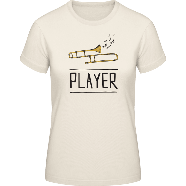 Trombone Player T-skjorte for kvinner contain pic