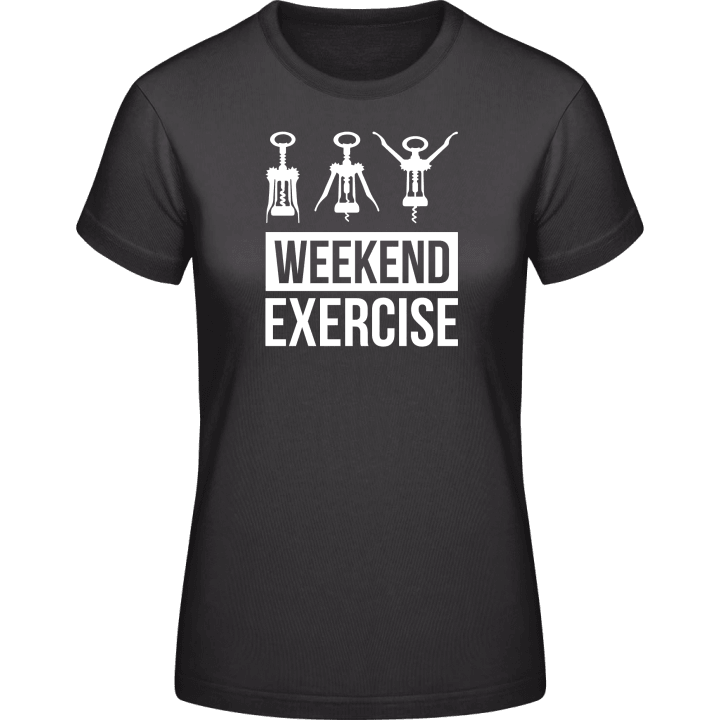 Weekend Exercise T-skjorte for kvinner contain pic