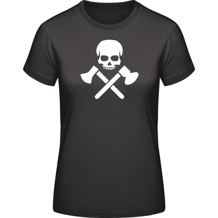 Skull And Tools T-skjorte for kvinner contain pic