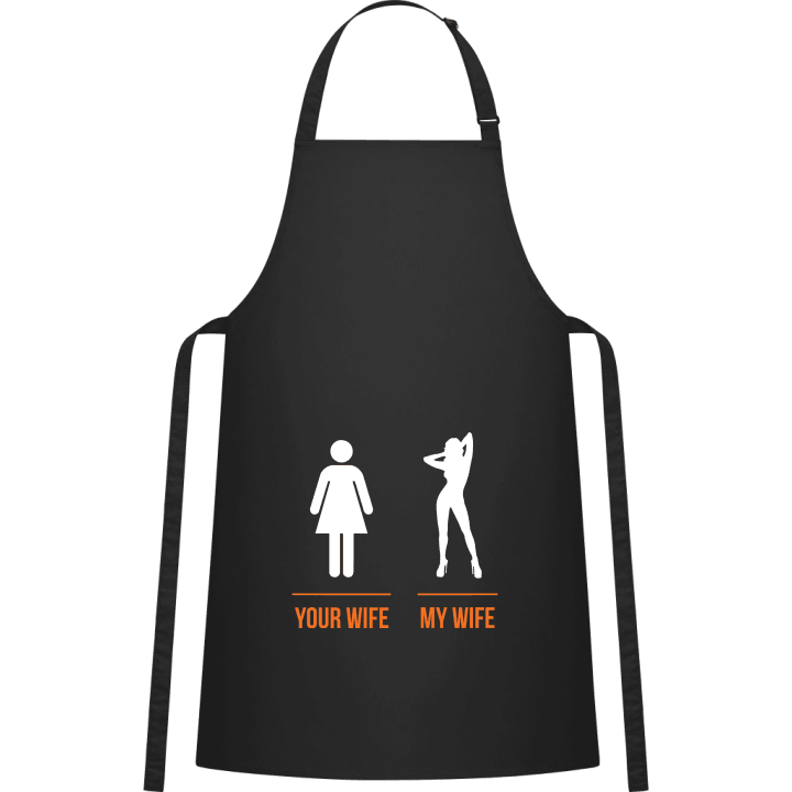 Your Wife My Wife Kitchen Apron contain pic