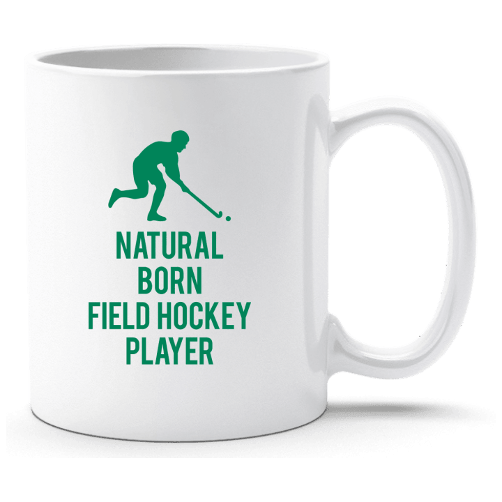 Natural Born Field Hockey Player Taza contain pic