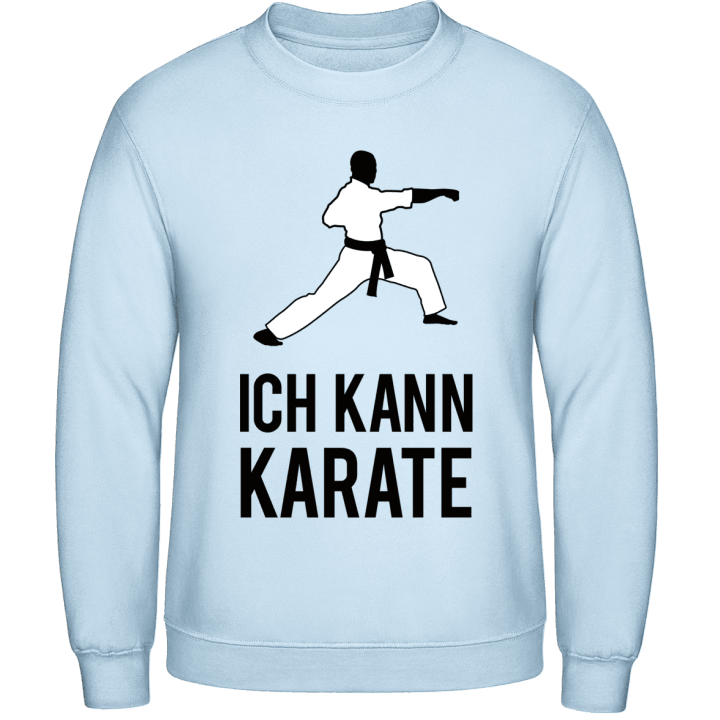 Ich kann Karate Spruch Sweatshirt 0 image