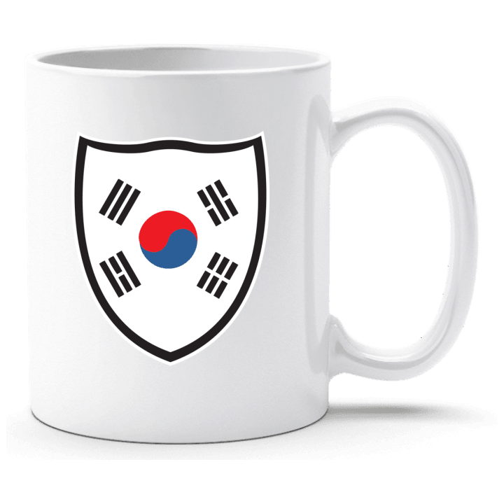 South Korea Shield Flag Cup contain pic