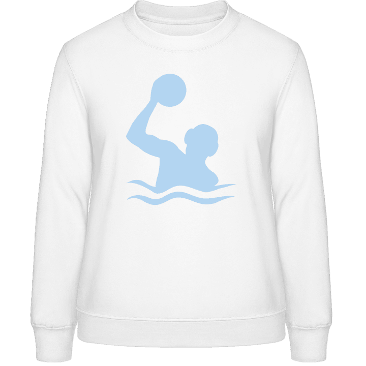 Water Polo Silhouette Frauen Sweatshirt contain pic