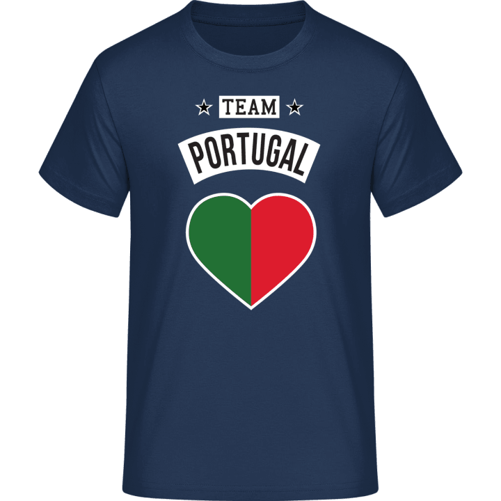 Team Portugal Heart T-skjorte contain pic