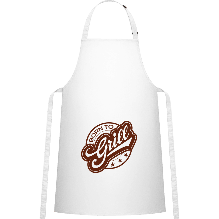 Born To Grill Logo Delantal de cocina contain pic