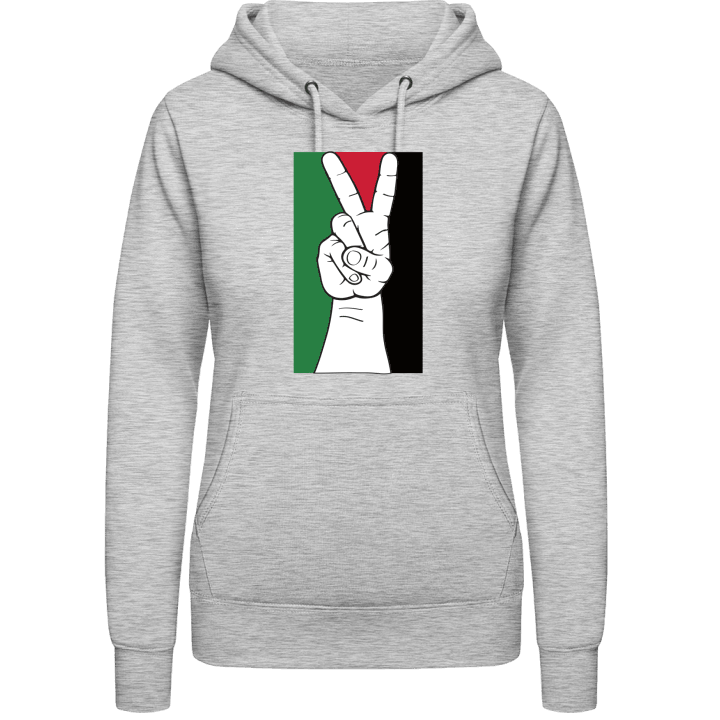 Peace Palestine Flag Vrouwen Hoodie contain pic