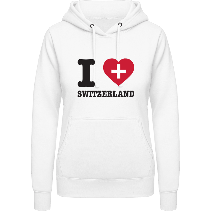 I Love Switzerland Hoodie för kvinnor contain pic