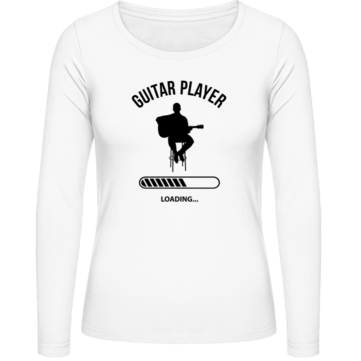Guitar Player Loading T-shirt à manches longues pour femmes contain pic