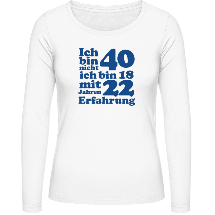 40 Geburtstag Vrouwen Lange Mouw Shirt 0 image