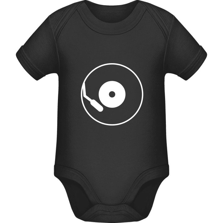 Vinyl Record Outline Baby romperdress contain pic