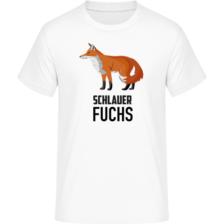 Schlauer Fuchs Illustration T-Shirt contain pic
