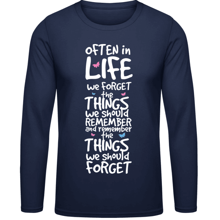 Things we should remember Shirt met lange mouwen 0 image