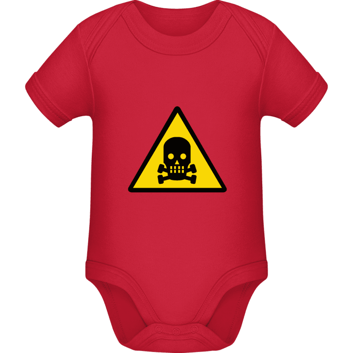 Poison Caution Baby romper kostym contain pic