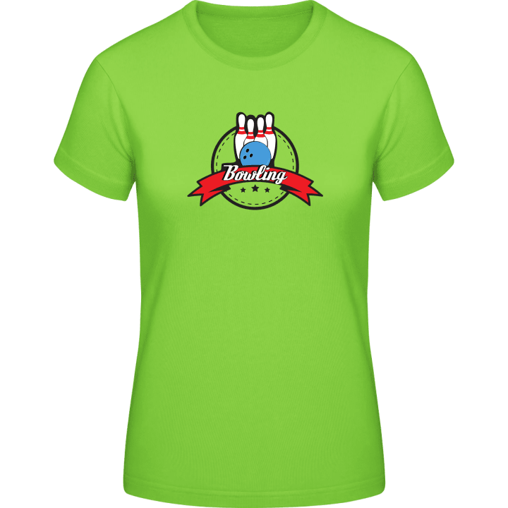 Bowling Emblem Frauen T-Shirt 0 image