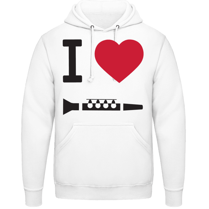 I Heart Clarinet Hoodie contain pic