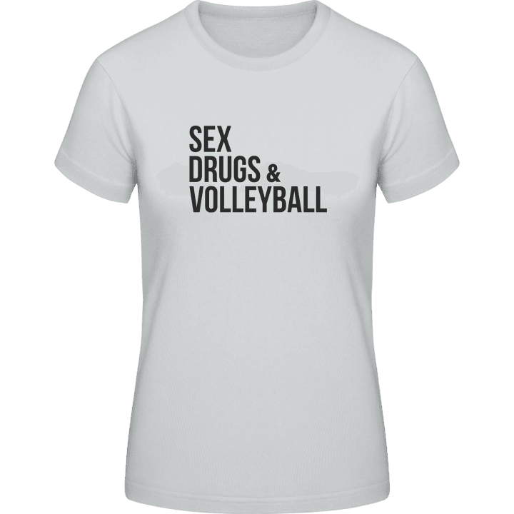 Sex Drugs Volleyball T-skjorte for kvinner contain pic