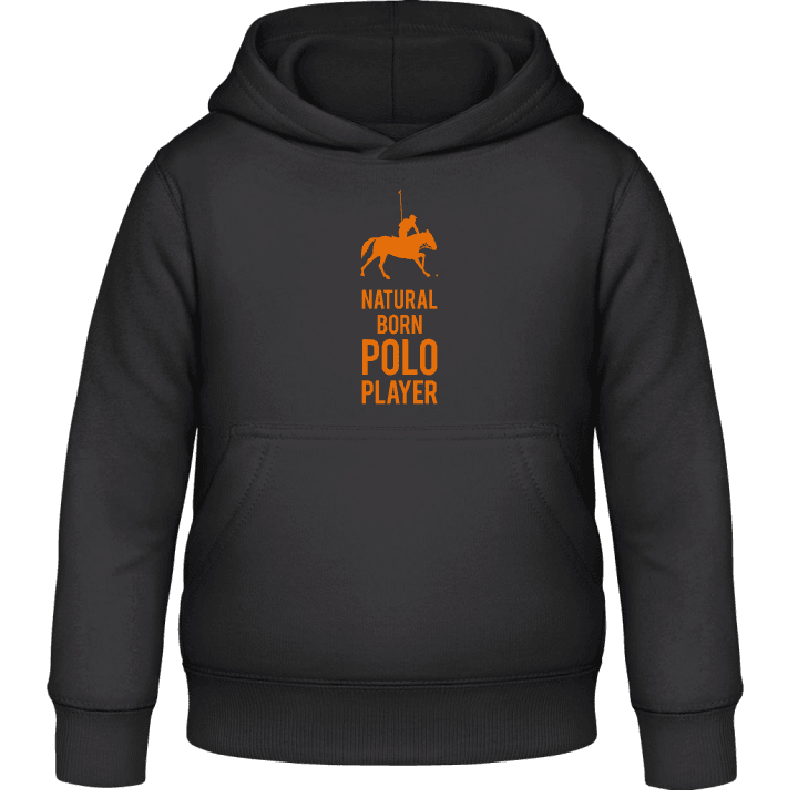 Natural Born Polo Player Sweat à capuche pour enfants contain pic