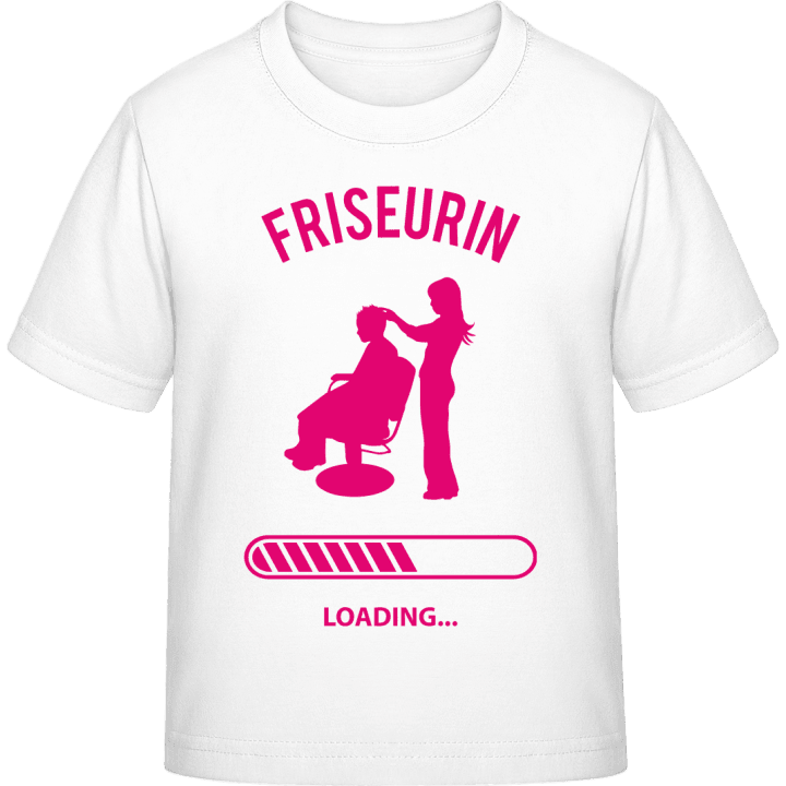 Friseurin Loading Kinder T-Shirt contain pic