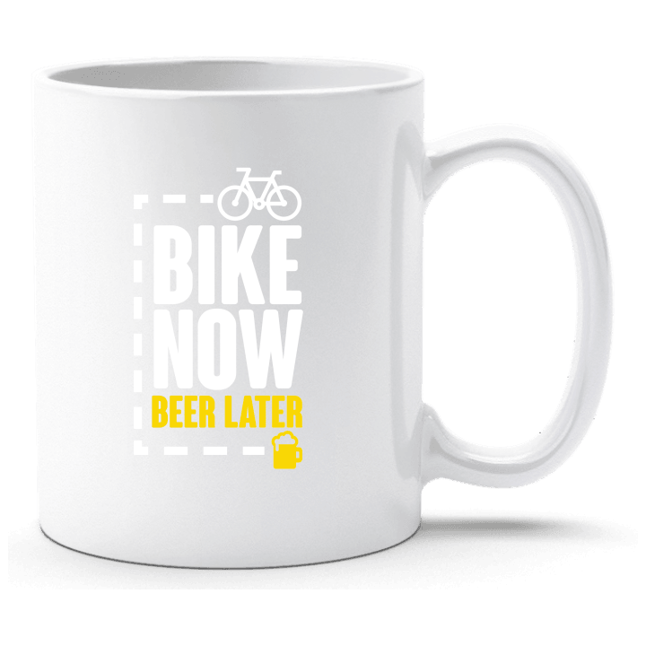 Bike Now Beer Later Tasse 0 image