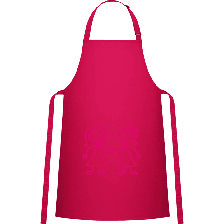 Sisters Girlfriends Holding Hands Kitchen Apron 0 image