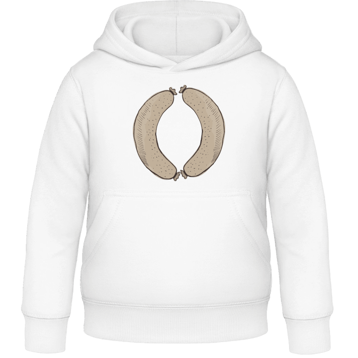 White Sausage Barn Hoodie contain pic
