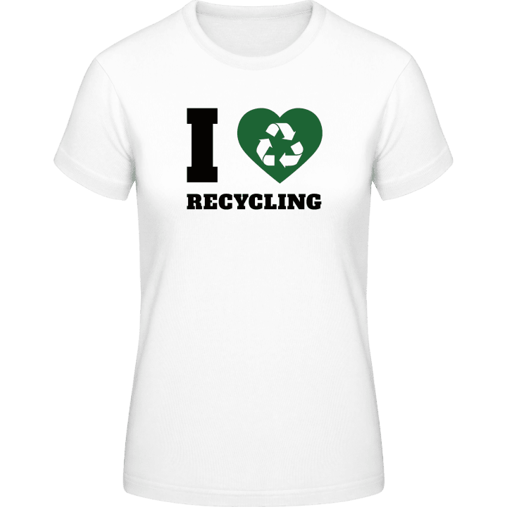 I Love Recycling Vrouwen T-shirt 0 image