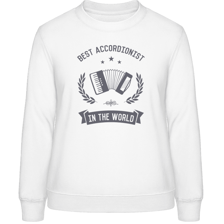 Best Accordionist In The World Frauen Sweatshirt contain pic