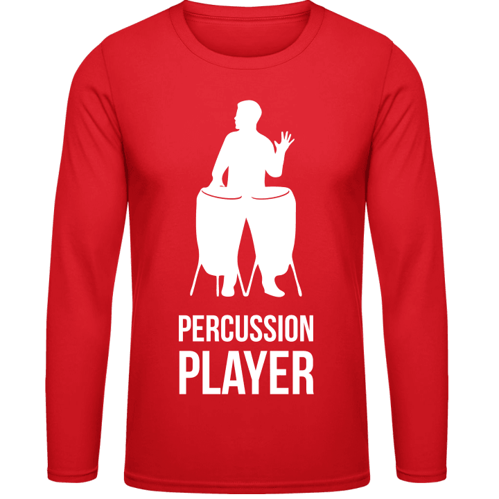 Percussion Player Langarmshirt contain pic