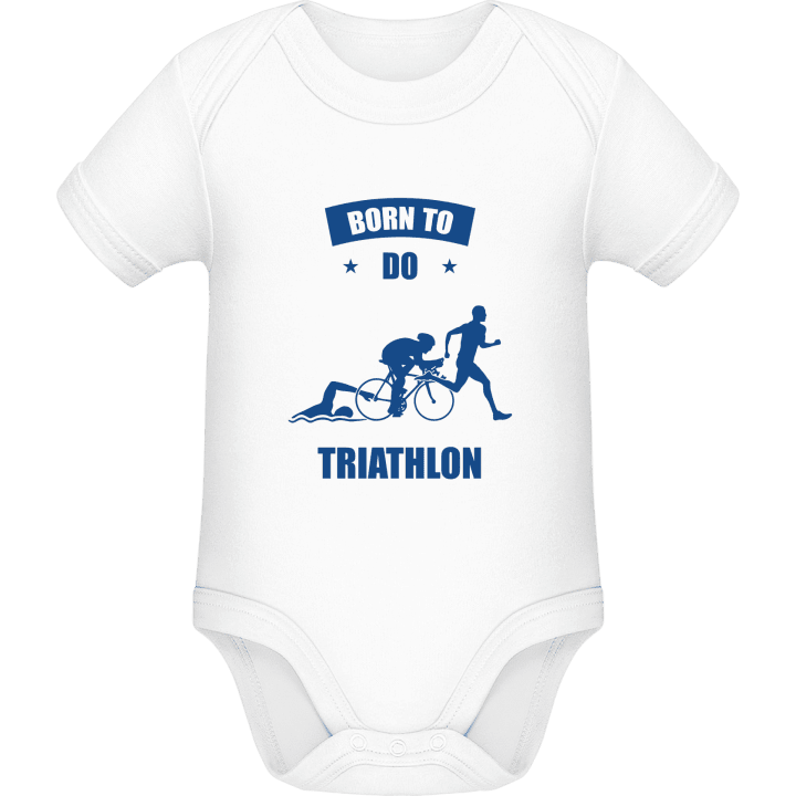 Born To Do Triathlon Baby romper kostym contain pic