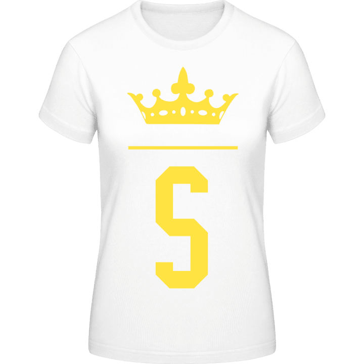 S Initial Royal T-shirt för kvinnor 0 image