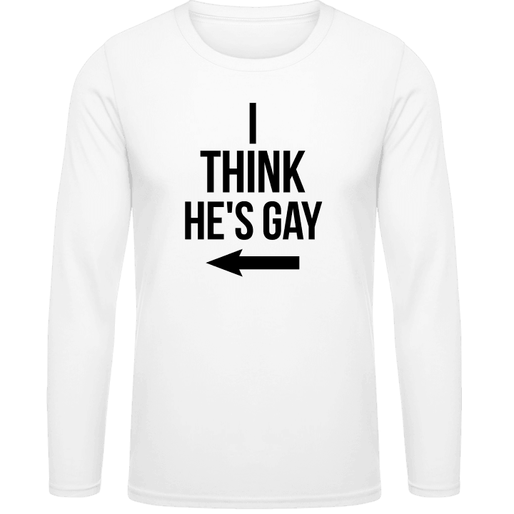 He is Gay Arrow T-shirt à manches longues contain pic