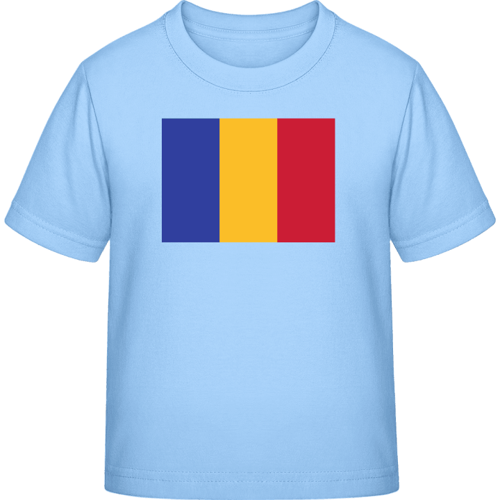 Romania Flag T-skjorte for barn contain pic