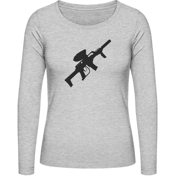 Gotcha Paintball Gun Langermet skjorte for kvinner contain pic