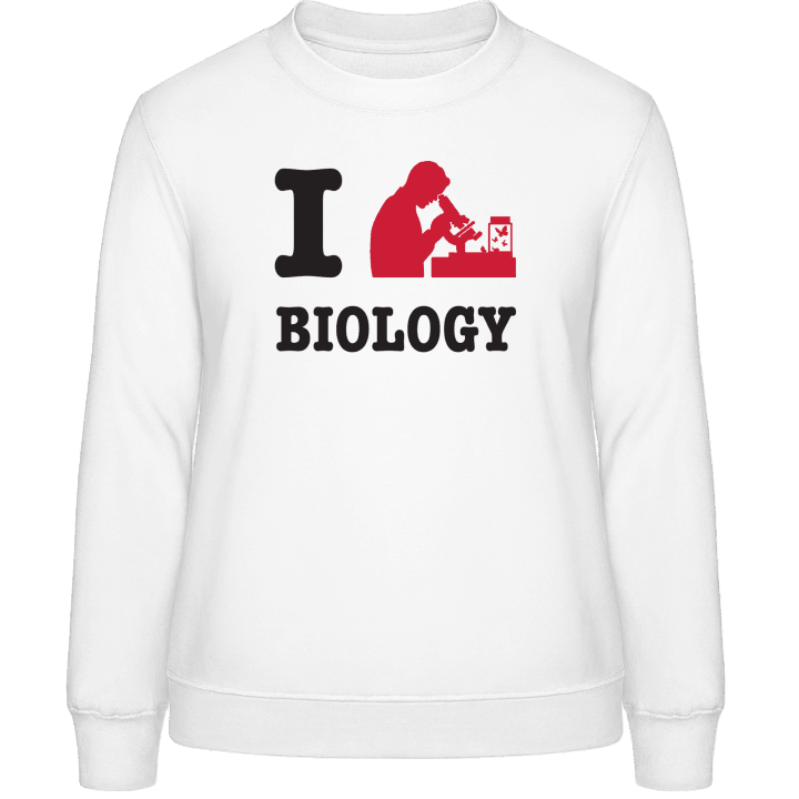 I Love Biology Sweatshirt för kvinnor contain pic