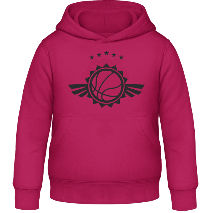 Basketball Winged Symbol Kids Hoodie contain pic