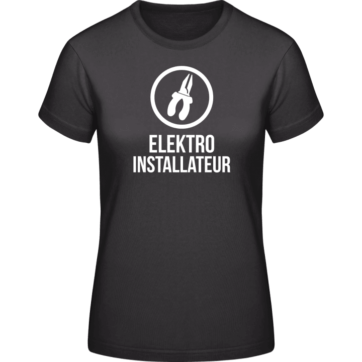 Elektro Installateur Icon T-skjorte for kvinner 0 image