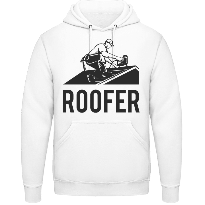 Roofer Illustration Hoodie contain pic