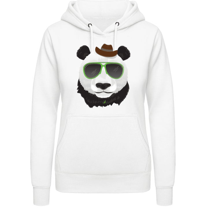 Hipster Panda Hoodie för kvinnor 0 image