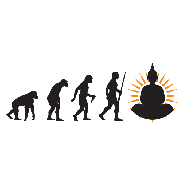 Buddha Meditation Evolution T-shirt à manches longues 0 image