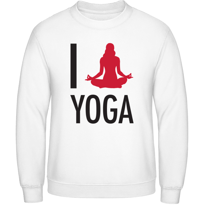 I Heart Yoga Sweatshirt contain pic