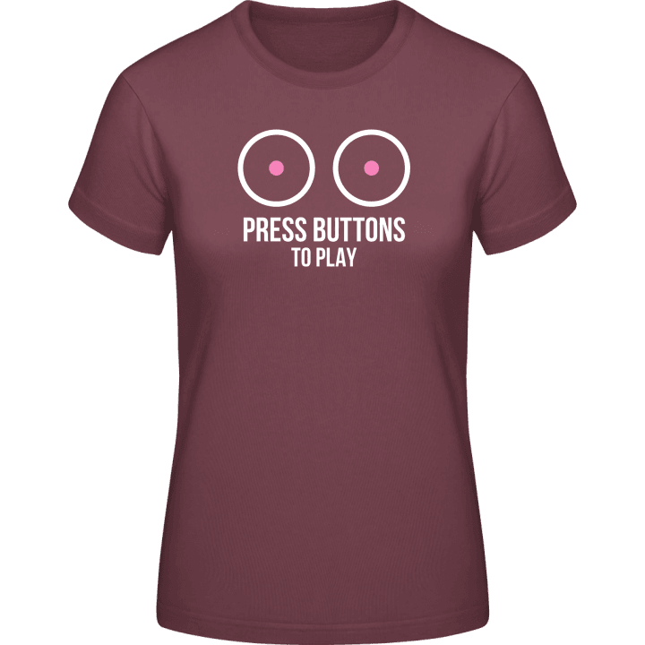 Press Buttons To Play Frauen T-Shirt 0 image
