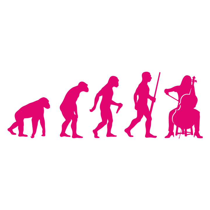 Female Cello Player Evolution Kinderen T-shirt 0 image