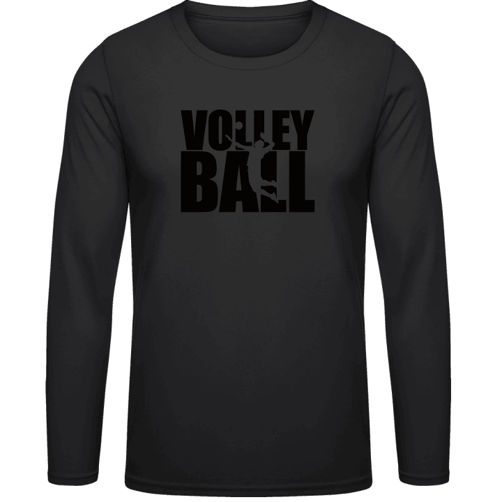 Volleyball With Silhouette Camicia a maniche lunghe 0 image
