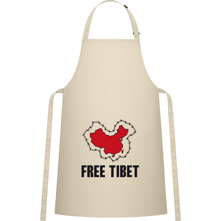 Free Tibet Map Förkläde för matlagning contain pic